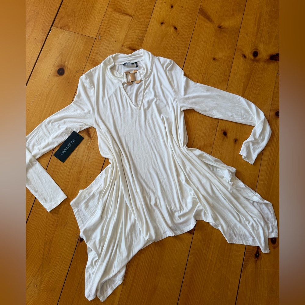 Marciano Flowy Long Sleeve Tunic Top